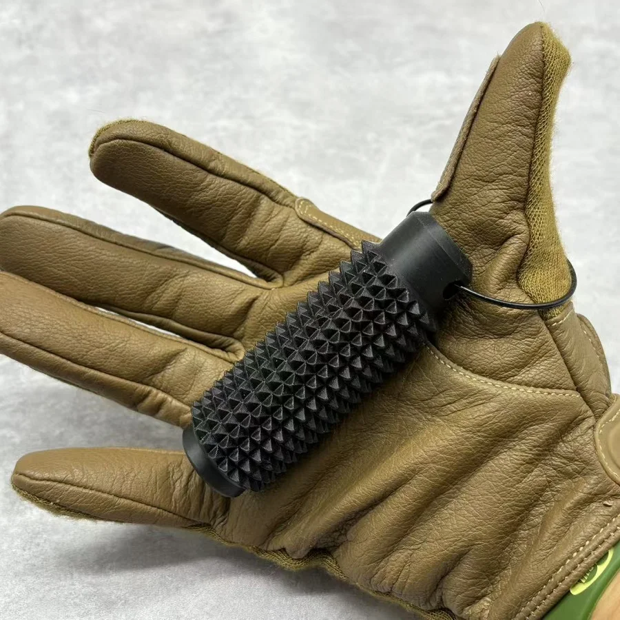 Creative Finger Massage Toys Spiky Grippie Stim Keychain Tactical Defensive Tool EDC Pendant