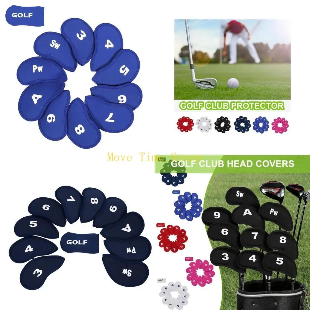 

92ME Чехол для головы для гольфа Чехол для гольфа для клюшки для гольфа Железный чехол для головы для клюшки для гольфа Защита