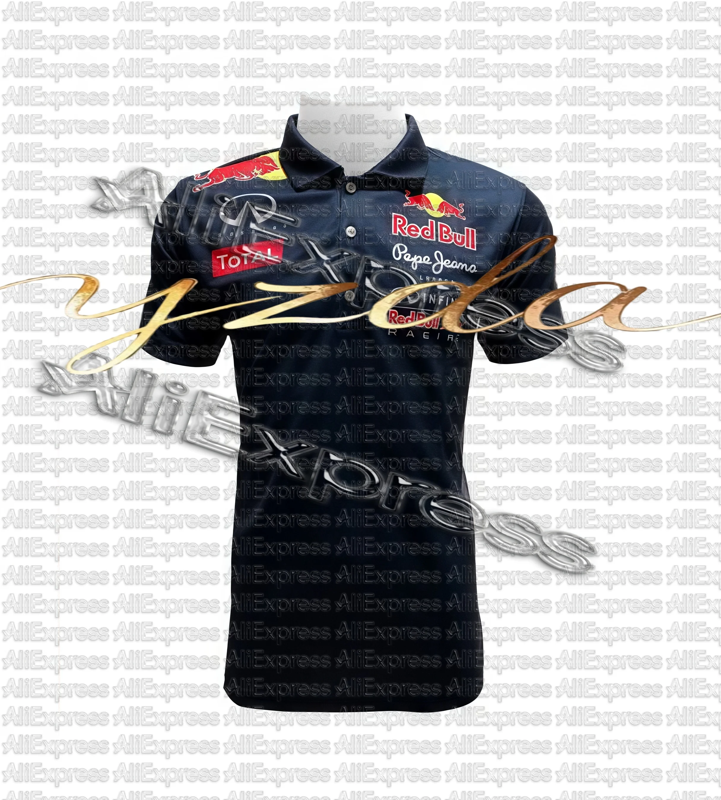 

Infiniti Red Bull Racing F1 Formula One Polo Shirt Motorcycle Racing Men's and Women's Outdoor Sports Casual T-shirt Cycling