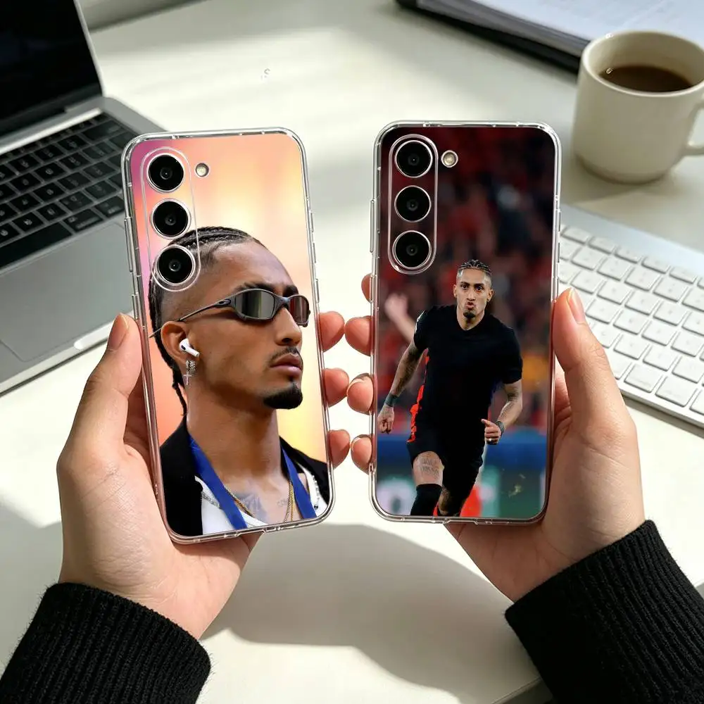 Football 11 Brazil R-Raphinhas   Phone Case For Samsung A05 A54 A34 A24 A14 Cover Transparent Silicone Phone Cover