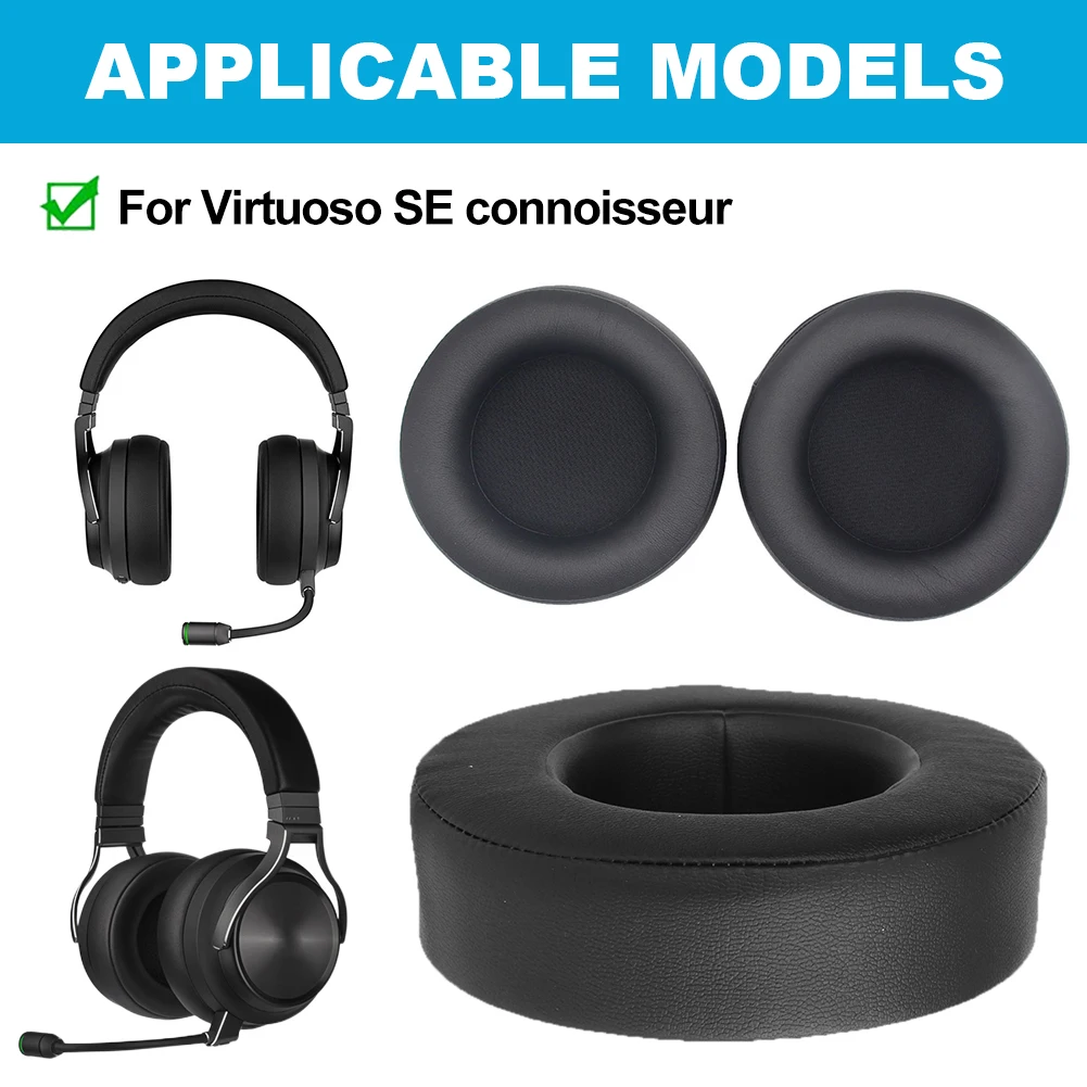 Replacement Ear Pads Earpads For Corsair Virtuoso RGB Wireless SE Headphone Leather Ear Cushion for VIRTUOSO SE Headphones Parts