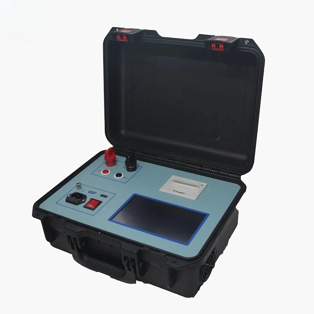 Digital Circuit Breaker Contact Resistance Meter Loop Tester 50A-200A 10-100m with 1-Year Warranty for Equipment Machine Work