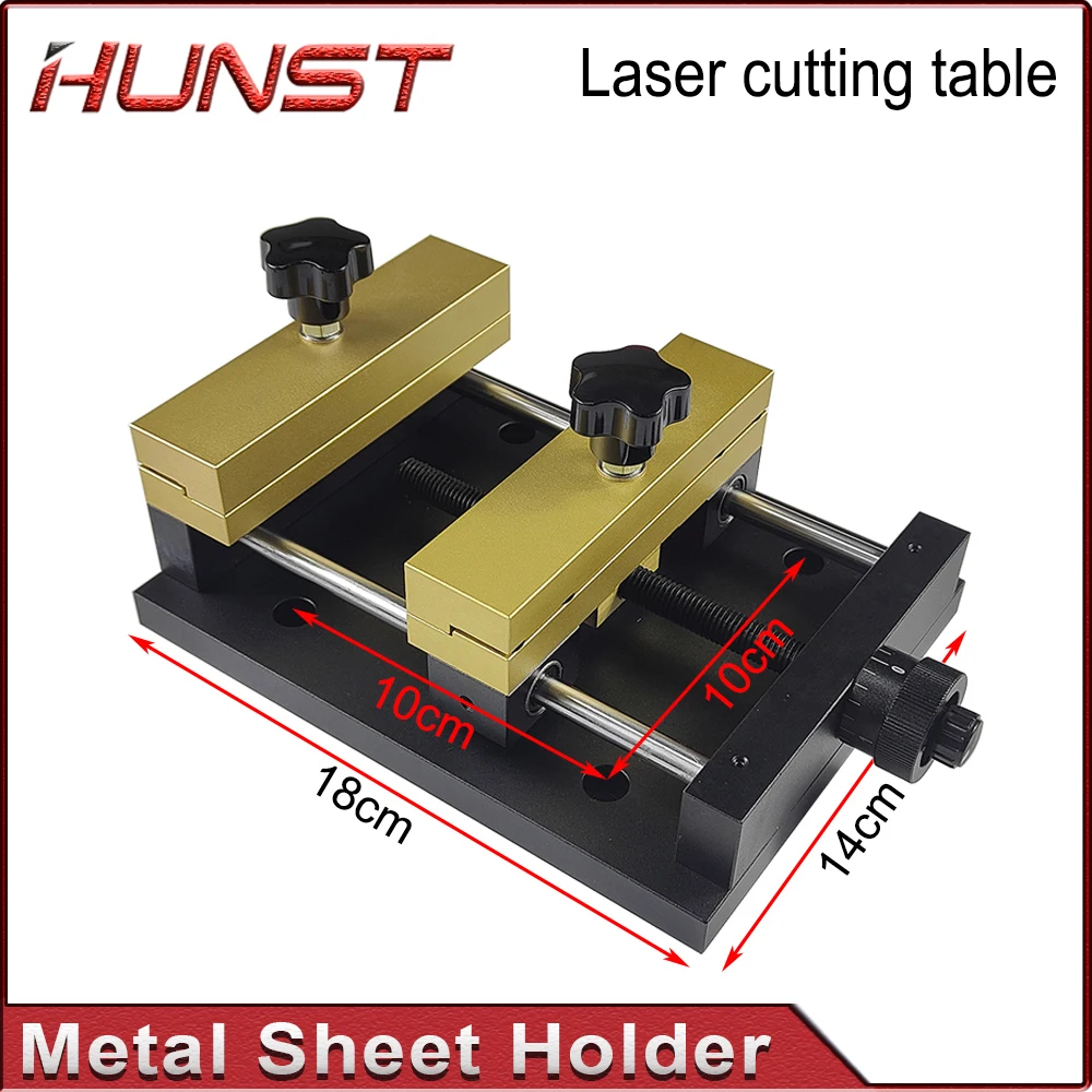 Imagem -04 - Hunst-metal Folha Titular Suporte Fixo Fixture For Fiber Laser Engraving Machine Card Cutting Attechment