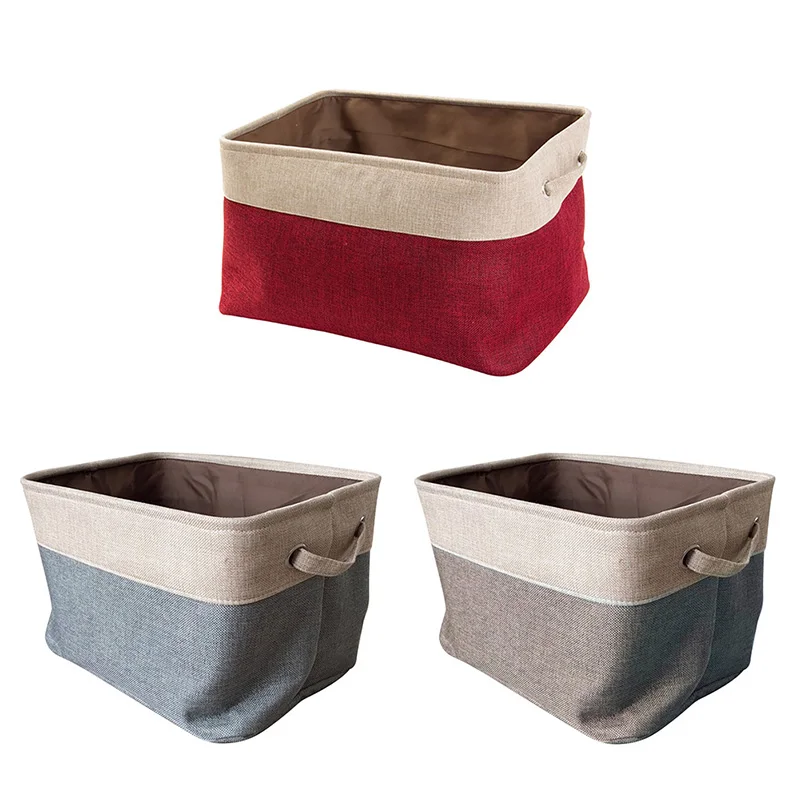 Sundries Storage Baskets Home Supplies Sorting Basket Folding Linen Organizer Box Underwear Socks Baby Toys Storage Basket