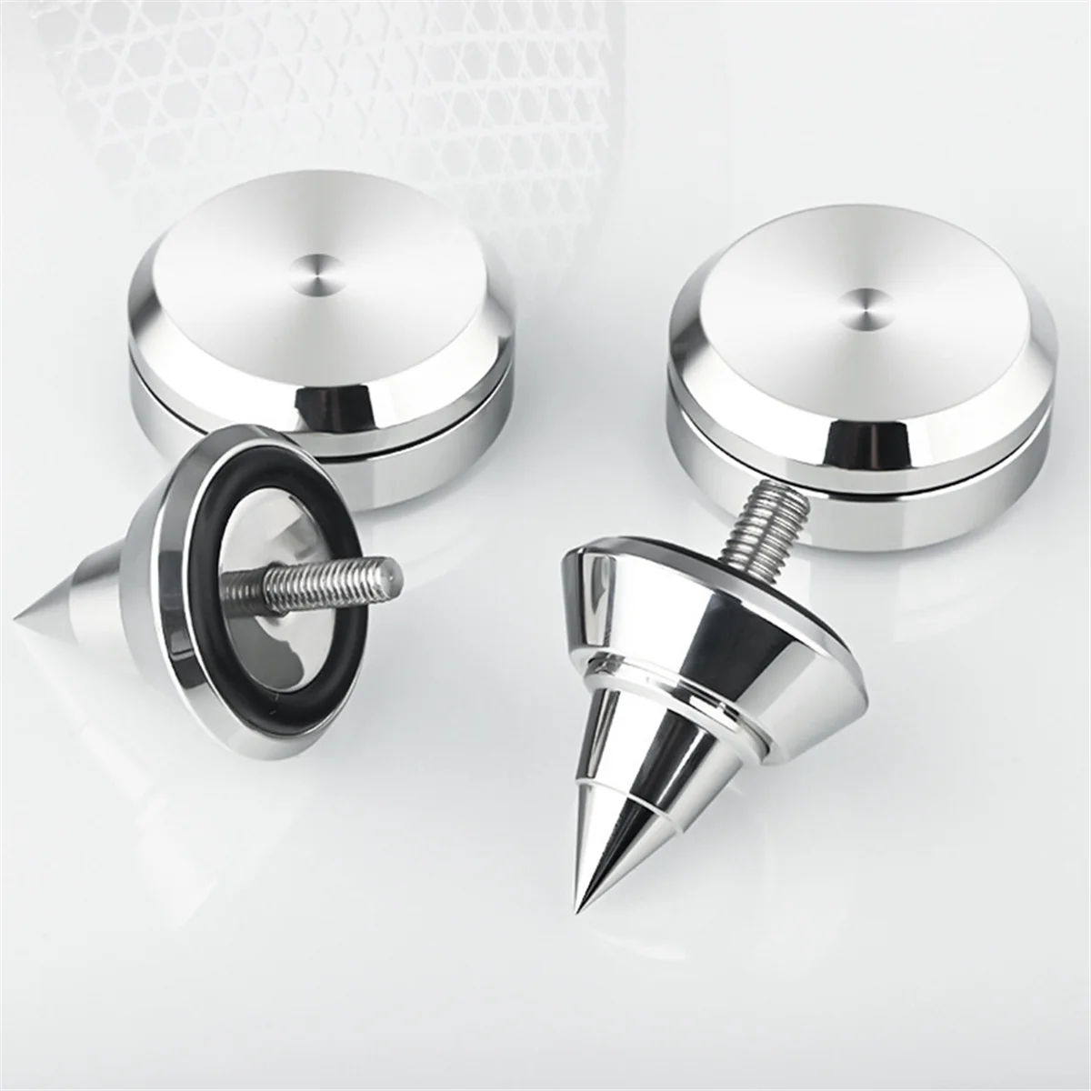 Amplificateur de haut-parleur audio HIFI, coussretours de pied unique, cône de pied absorbant les chocs, base de pieds, isolation des ongles, pointes de support, 1PC