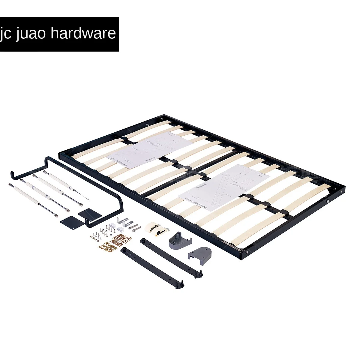 

Invisible Manual Folding Bed Hardware for Small Apartments Wall-Mounted Hidden Turning Accessories for Furniture Frames Storage