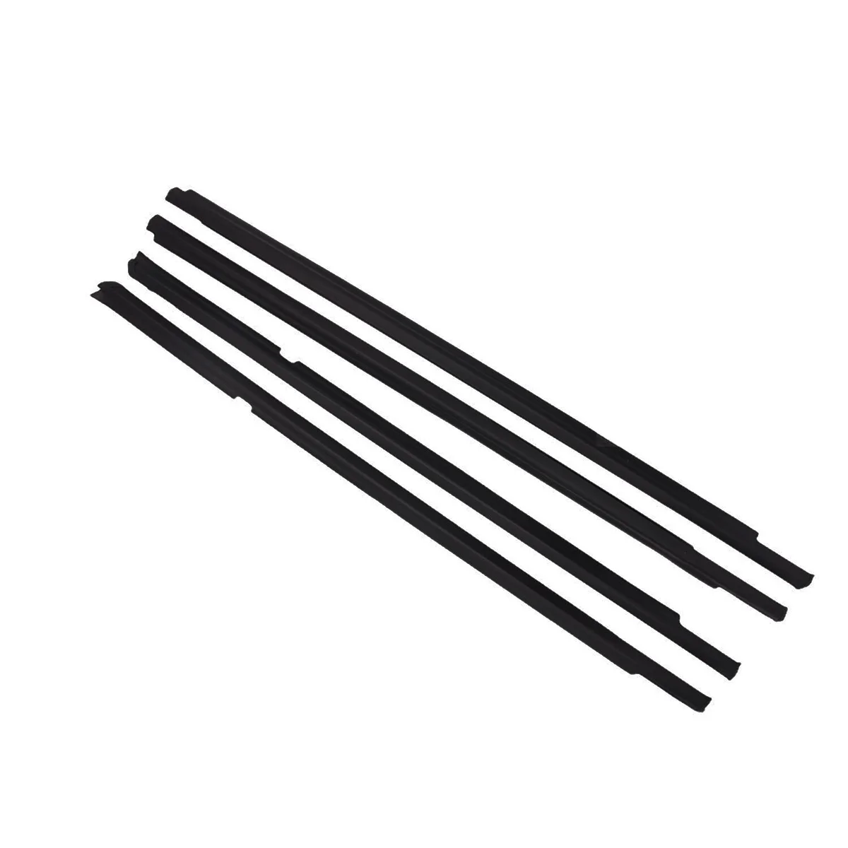 4PCS Car Outer Door Windows Rubber Weatherstrip For Lancer CY CX for Fortis Evo CZ 2007-2019 5727A005 5727A006 5757A017 5757A018