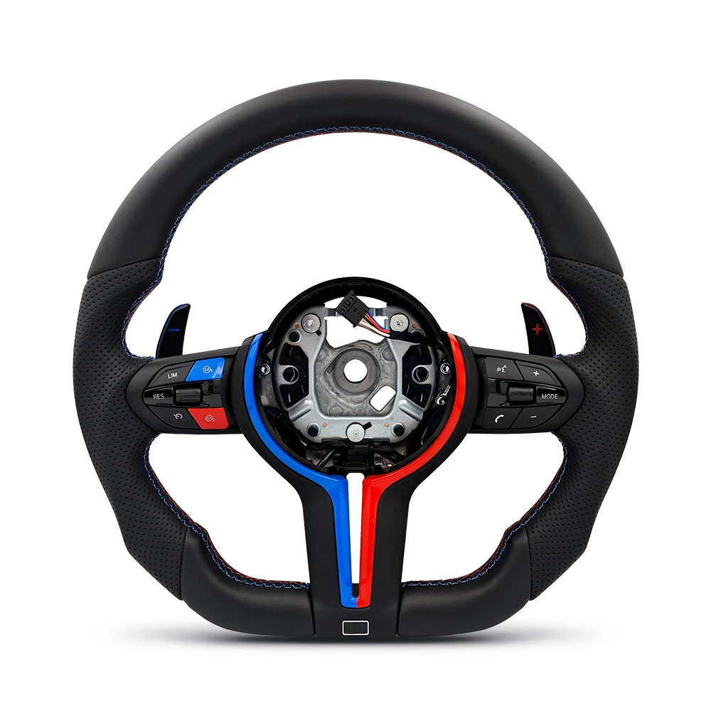 

Flat Bottom M Sport Steering Wheel for BMW F10 F15 F16 F20 F21 F22 F25 F30 F31 F32 F33 F34 F36 F80 F90 F01 F06 F07 F12 F13 M3 M5