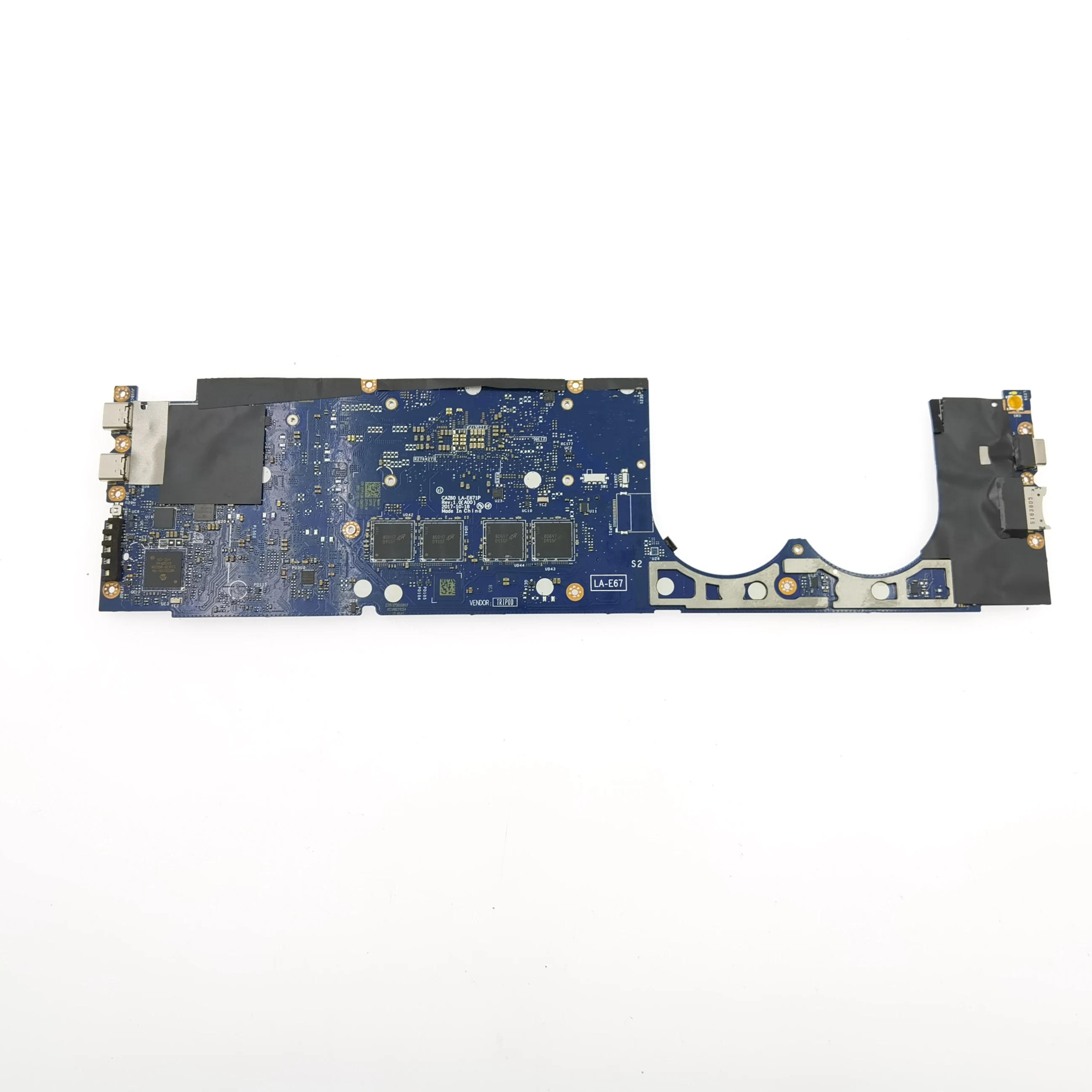 Imagem -02 - Placa-mãe Portátil para Dell Caz60 La-e671p Dell Xps 13 9370 Cpu i5 I78th Gen gb de Ram 16gb Ddr4 100 Testado