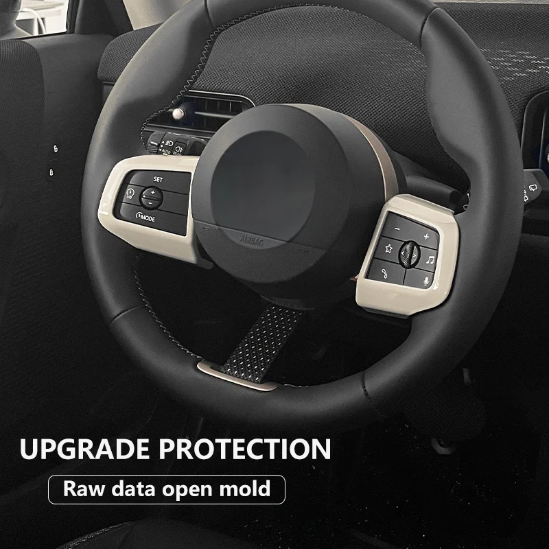 For Mini Cooper F65 F66 F67 E/SE J01 Aceman J05 U25 Countryman Car Steering Wheel Center Panel Button Cover Car Accessories