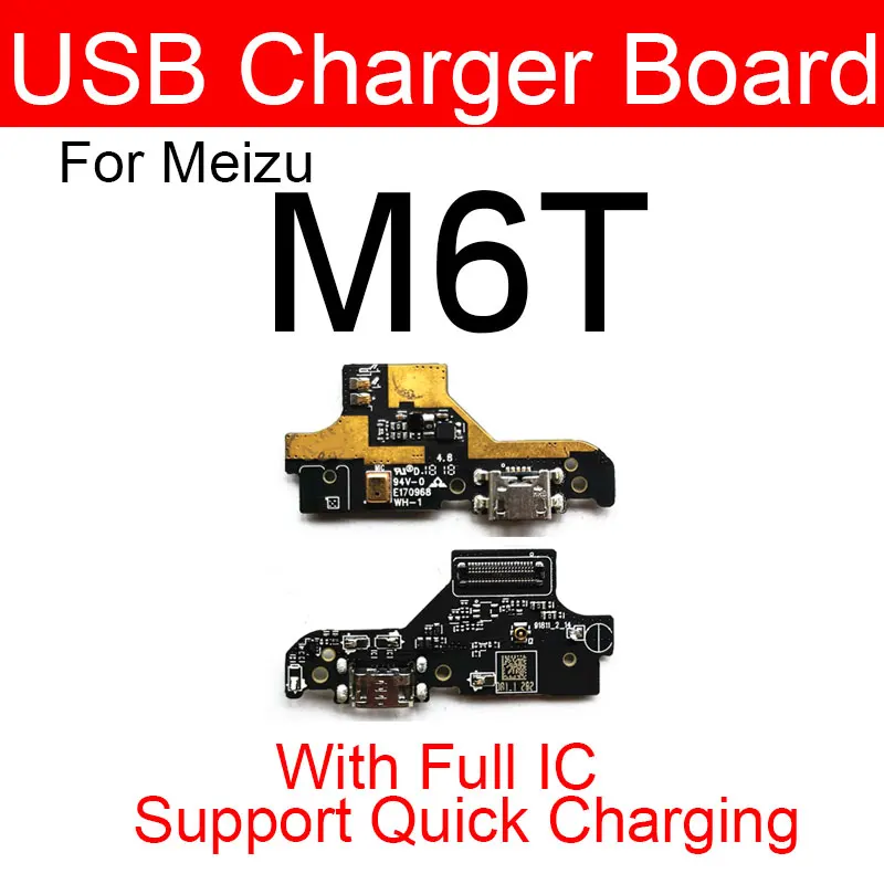 Зарядная плата с USB-разъемом для Meizu M6T Meilan 6T Blue Charm 6T M811Q M811H, зарядная док-плата с микрофоном, запасные части