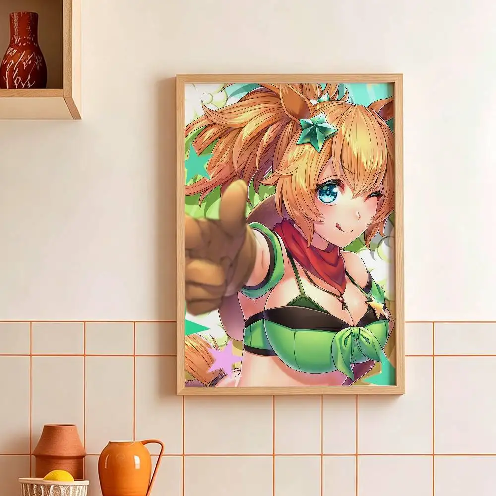 Umamusume-P-D T-Taiki Shuttle Poster HD Self Adhesive Waterproof Wall Art Ideal for Home Office Dorm Gift Customizable