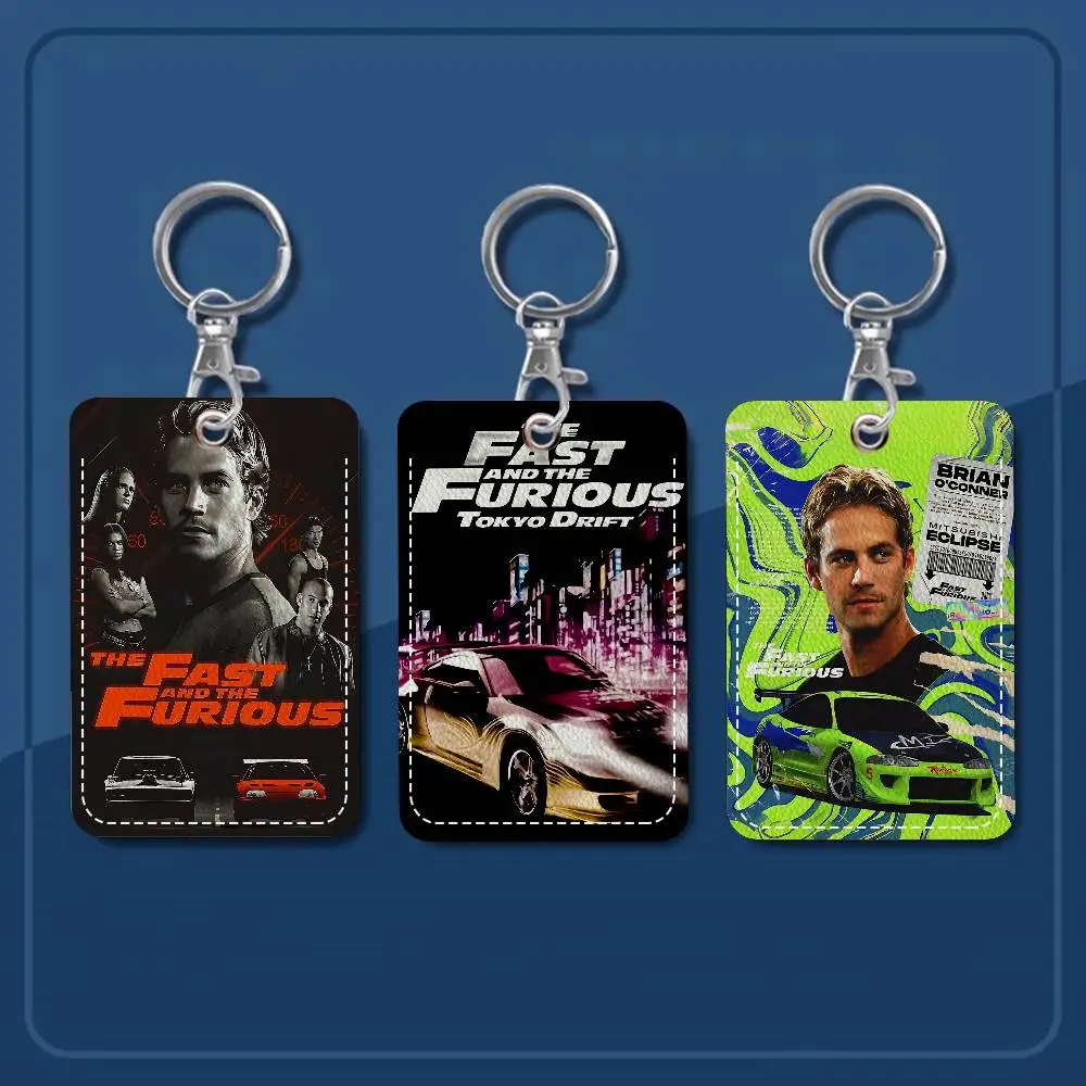 

Серия экшн-фильмов, держатель для карт Fast F-Furious, подходит для банковской бизнес-работки, держатель для кредитных карт, сумка для бейджа, брелок