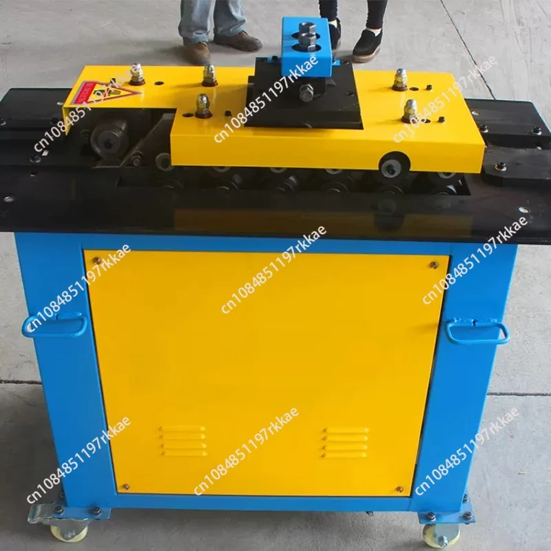 Multifunctional high-speed iron sheet air duct reel machine stainless steel crushing edge fan mouth biting machine