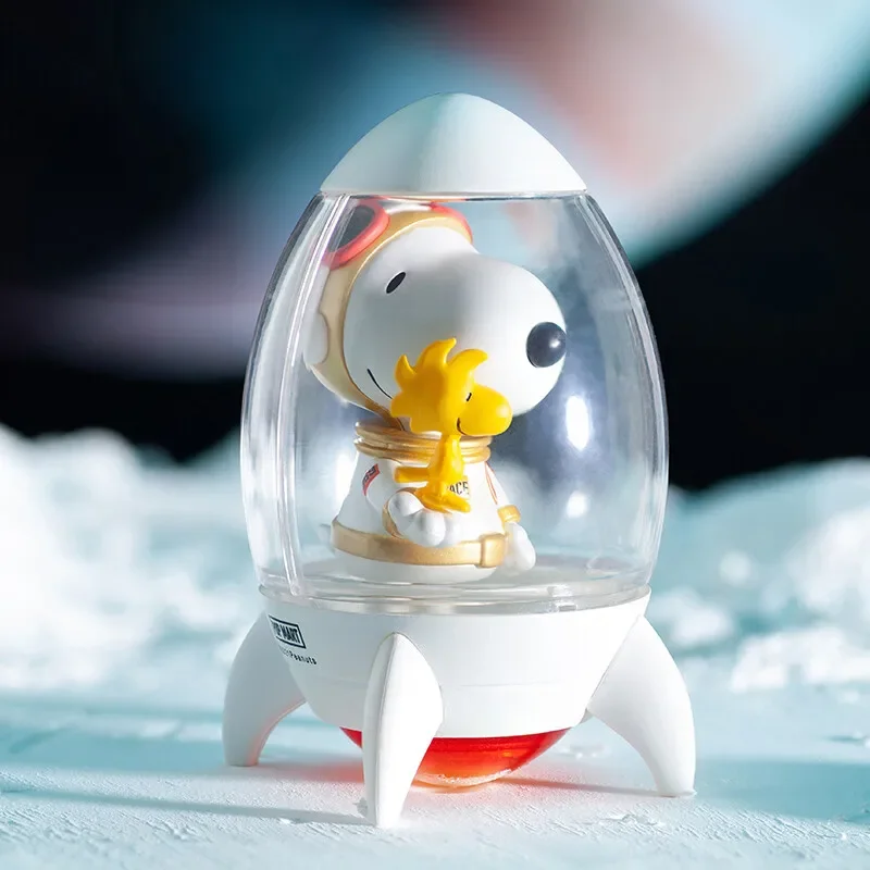 

POP MART Snoopy Space Series слепая случайная коробка игрушки Kawaii аниме фигурка Caixa Caja Surprise Mystery Box куклы подарок для девочек