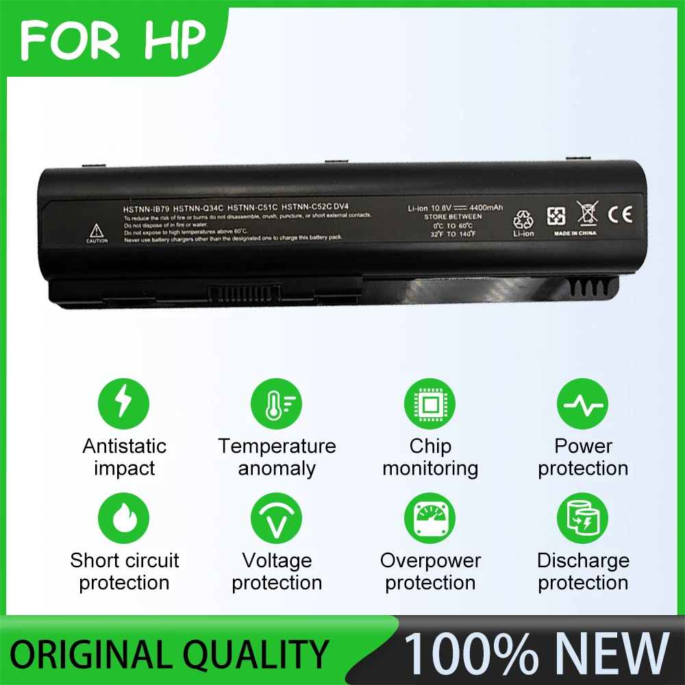 10.8V  5200mAh DV4 Laptop battery For Hp G50-100 Series G50 Series G60-100 Series G60 Series
