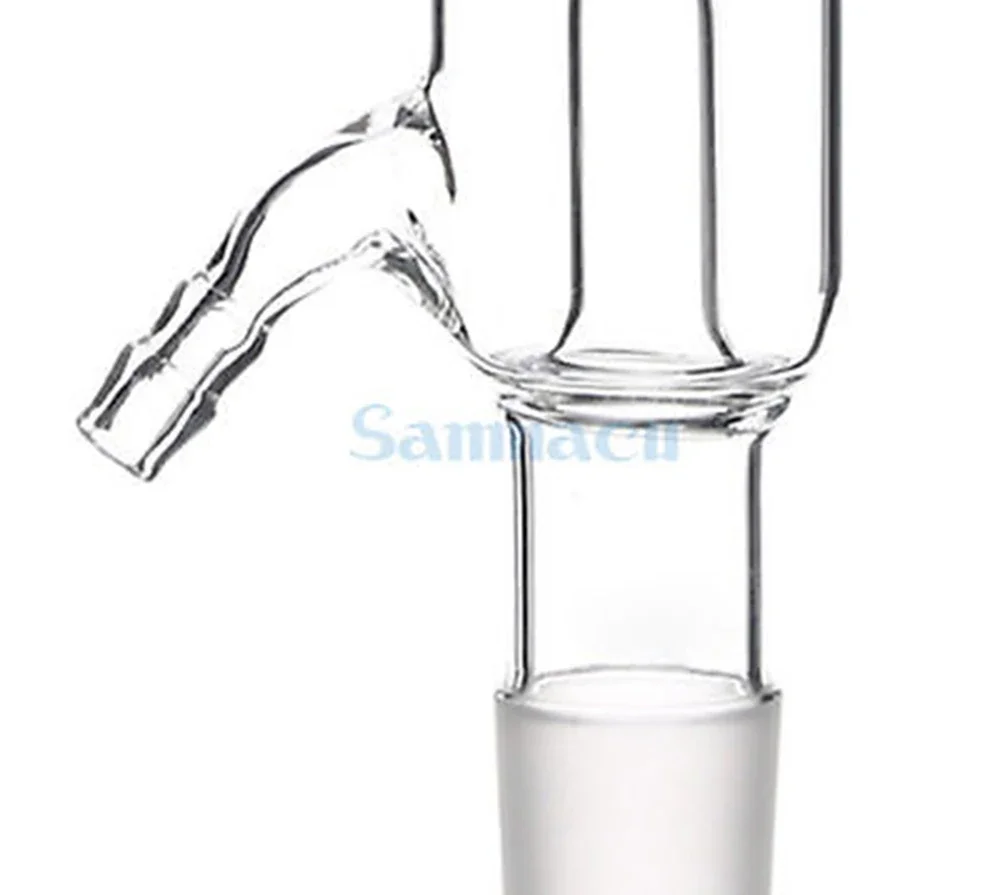 Effective Length 200/300/400mm Joint #19-#19 #24-#24 Borosilicate Glass Graham Condenser Coil Condenser Lab Serpentine Spiral