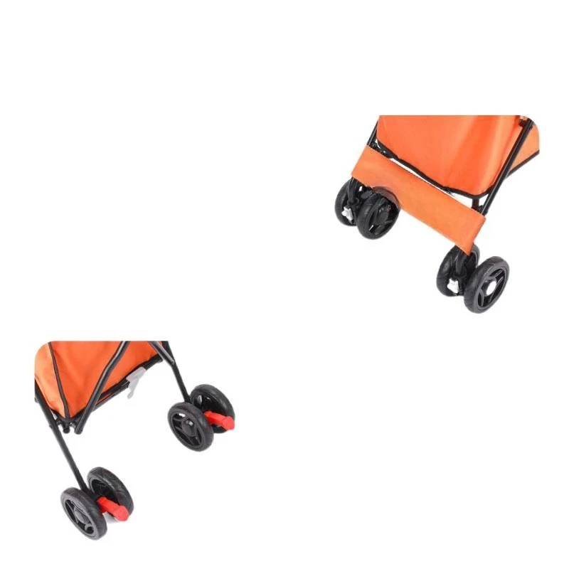 

Pet cart dog cat teddy go out small and medium portable multi-function folding simple travel outdoor shopping cart