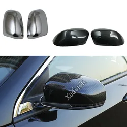 For Jeep Compass 2017 2018 2019 2020 2021 2022 Car Styling Stick Rear View Eyebrow Side Glass Mirror Cover Trim Frame Hood Part
