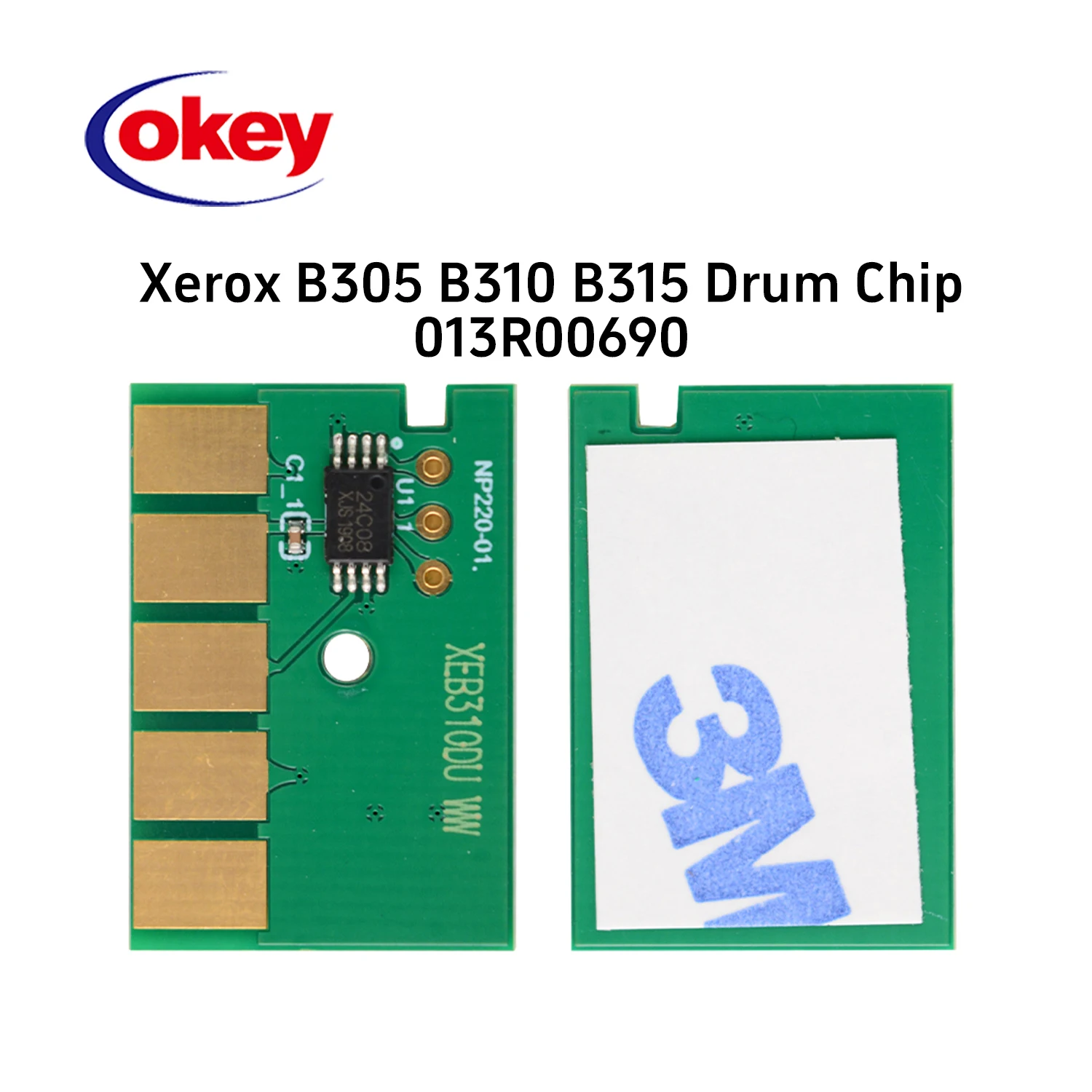 1pcs B310 B315 006R04376 006R04377 006R04378 Toner Cartridge Chip Compatible for Xerox B305 Toner reset chip 013R00690 Drum Chip