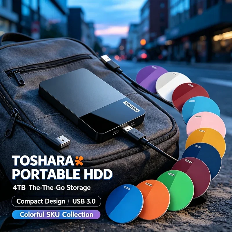 13 Color USB3.0 External Mobile HDD 2.5