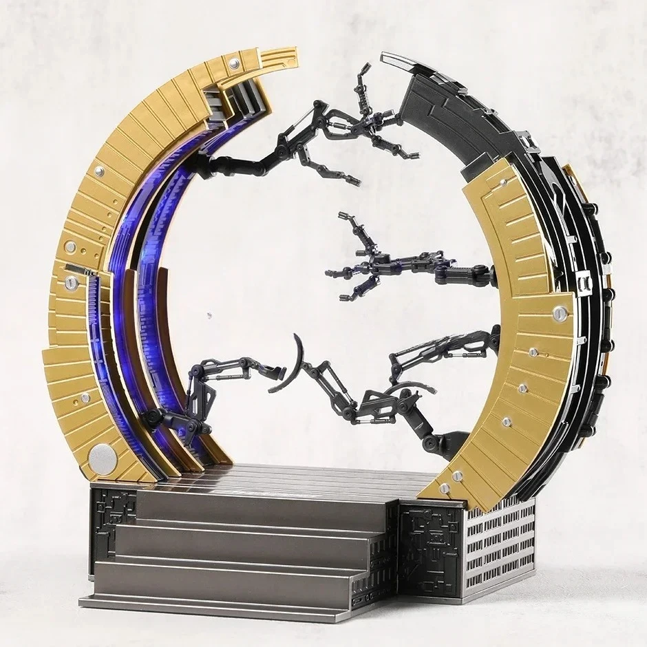 ZD Toys Iron Man MARK VI Set Gantry Series Action Figure PVC Figuur Model Collectie Speelgoed Cadeau