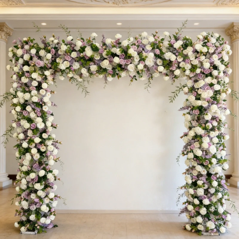 

Новые фиолетовые искусственные розы 2026 года для оформления мероприятий в торговых центрах, декорации для свадебных сцен, арки и флористических композиций