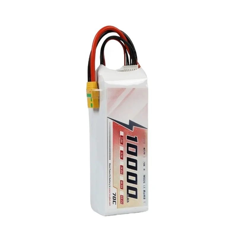 For LOOYBAT Plant Protection Drone High Rate Li-po Lithium Battery 10000mAh 70C 7.4V