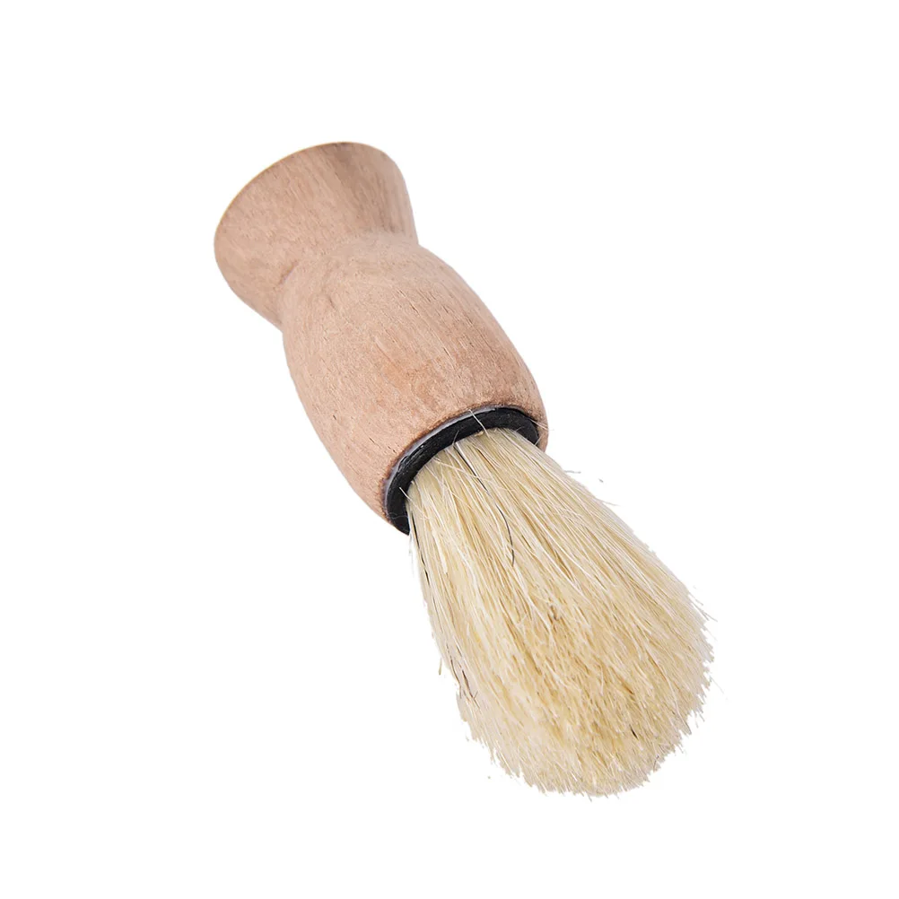 1PC Pro Wood Handle Badger Hair Beard Shaving Brush For Men Mustache Barber Tool Face Care