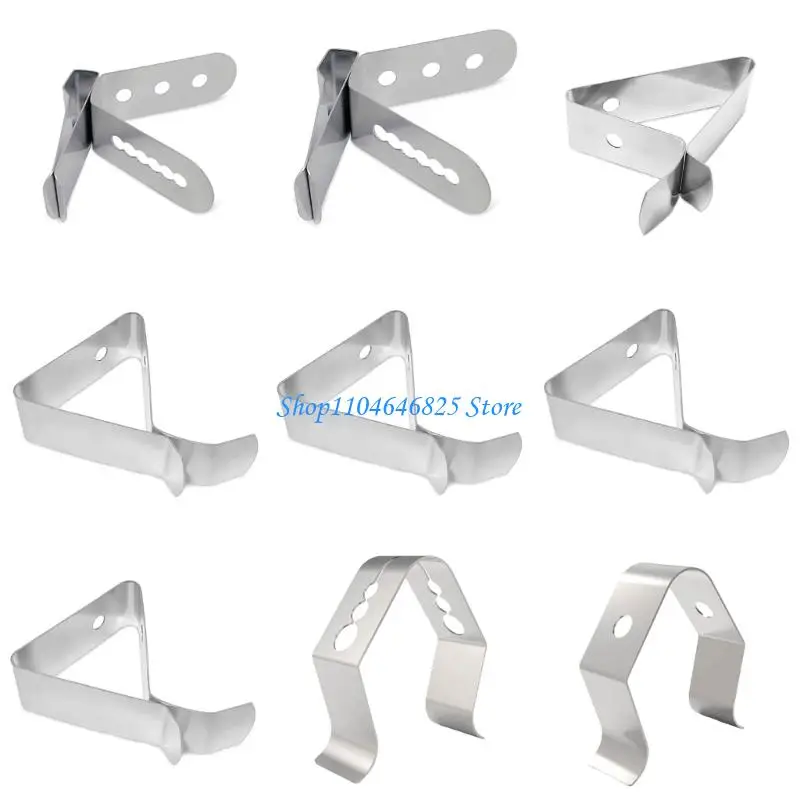 Stainless Steels Temperature Probe Clip Holder Thermometers Clip for BBQ Use Precise Temperature Measurement Tool