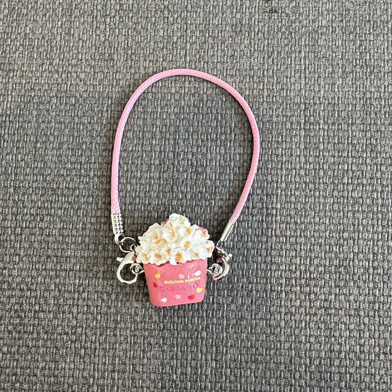 ملحقات دمية الفشار الصغيرة لملحقات Labubu دمية جديدة نموذج صغير ملحقات شجرة الفشار حقيبة قلادة الدمية