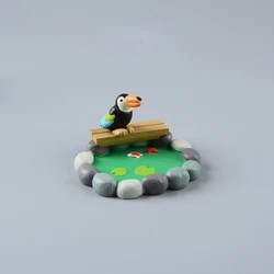 Japanese Scene Decorations Grocery Mini Pond Toucan Scene Decorations Desktop Decoration Home Crafts Gifts