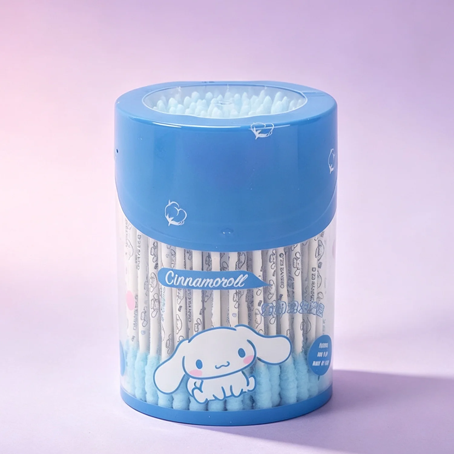 Hello Kitty, Kuromi, Cinnamoroll, My Melody – Baumwollstäbchen mit niedlichem Aufdruck, Papierstäbchen mit Baumwollspitze und Aufbewahrungsbox für die Reinigung von Make-up. – Detail 5