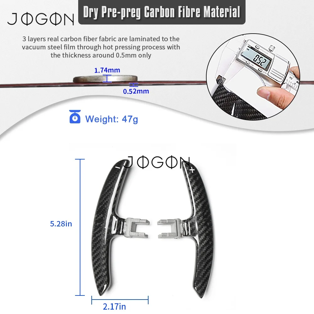 DRY Carbon Fiber Car Steering Wheel Shift Paddle DSG Extended Replacement Kits For Lexus LC500 500h V8 5.0 RWD 2018-2025