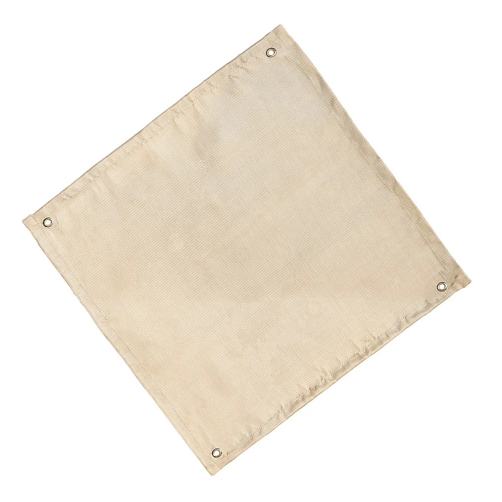 Manta de soldadura de fibra de vidrio ignífuga, protección de alta temperatura para acampar, barbacoa, ahumador, estera aislante, manta de soldadura para