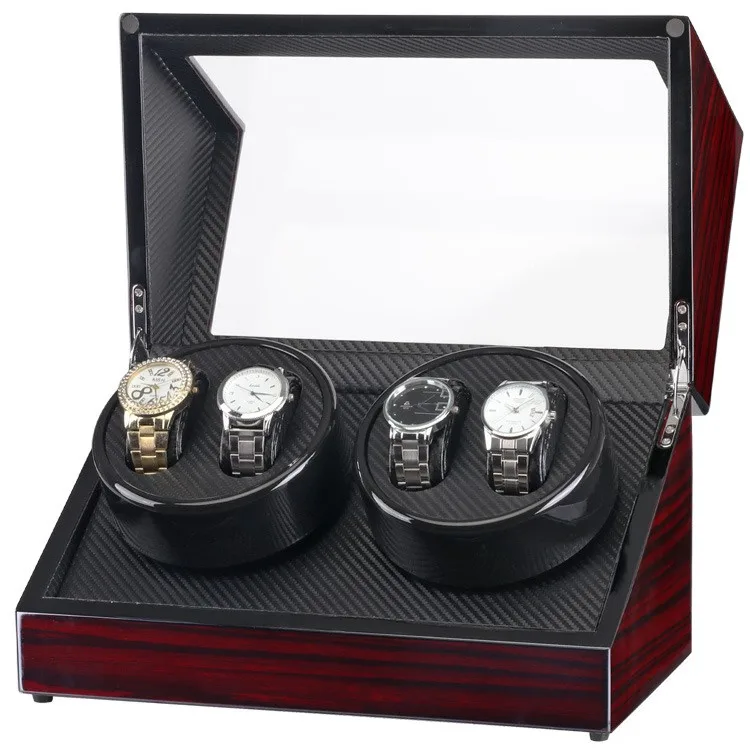 Wath winder 4 watches ebony Carbon