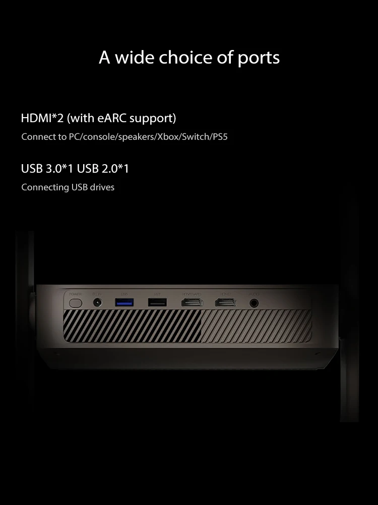 XGIMI Z9X 4K Portable Triple Color Laser Projector 3D Optical Zoom