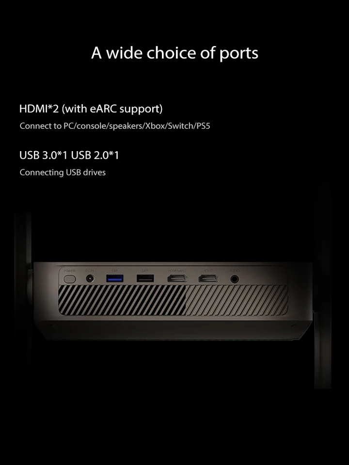 XGIMI Z9X 4Kポータブルトリプルカラーレーザープロジェクター3D光学