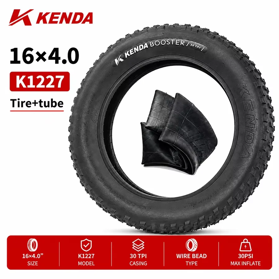 KENDA 20x3.0 16x4.0 Fatbike-Reifen mit Schlauch 76-406 E-Bike Elektrofahrrad Breiter Reifen – Detail 21