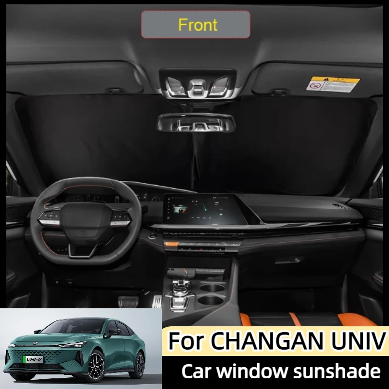 

Car Black Windows Privacy Sunshade Anti-UV Heat Insulation For CHANGAN UNI-V 2023-Present Protect Cover Interior Accessories