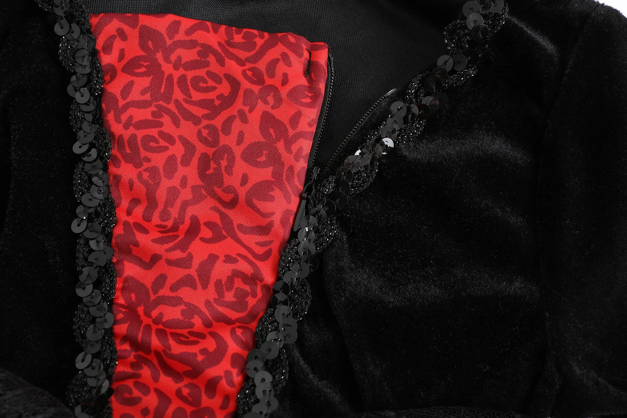 2026 Halloween Mädchen Cosplay Geisterbraut Vampir Netz-Kostüm Kinder Prinzessinnenkleid Aufführung Schwarze Abendkleidung Anzüge – Detail 8