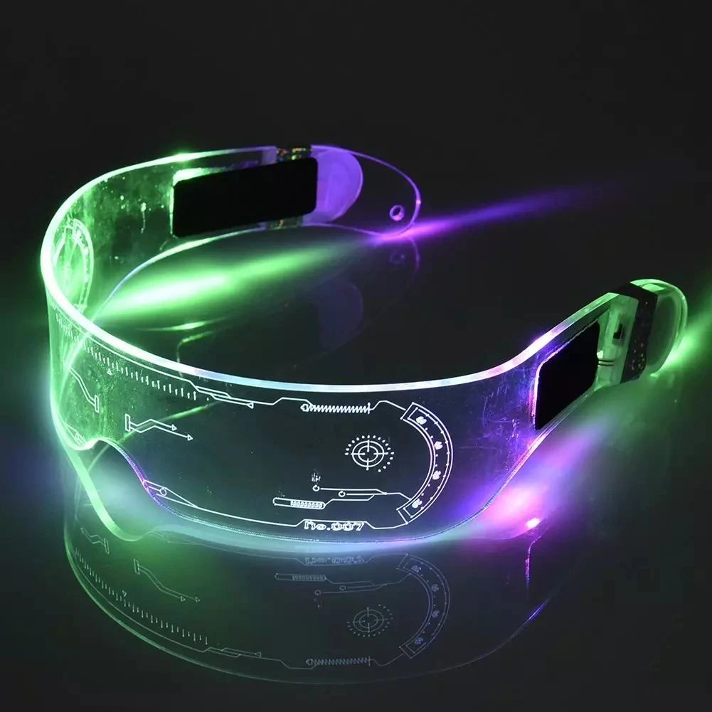 

LED Glasses EL Wire Neon Party Luminous LED Glasses Light up Glasses Rave Costume Party Decor DJ SunGlasses Halloween Decoration