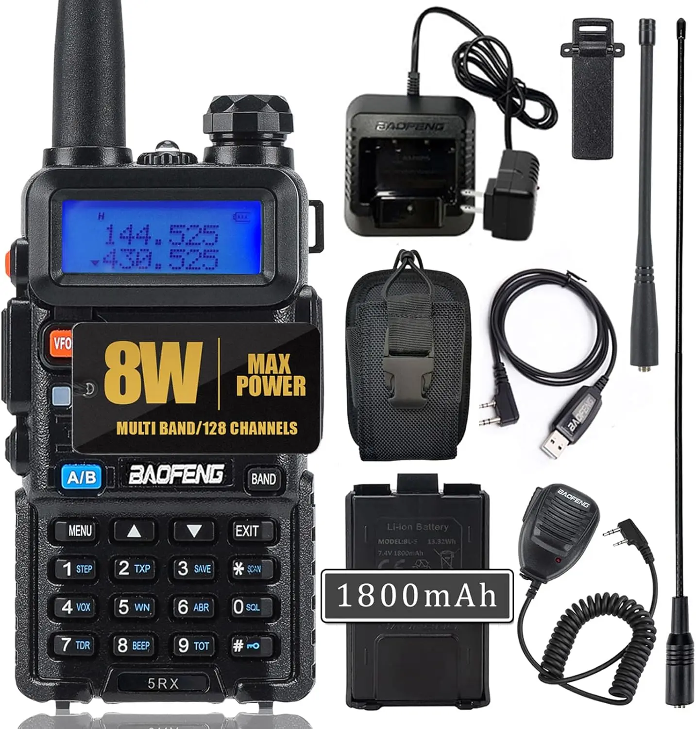 Baofeng 5RX Ham Rad… - image