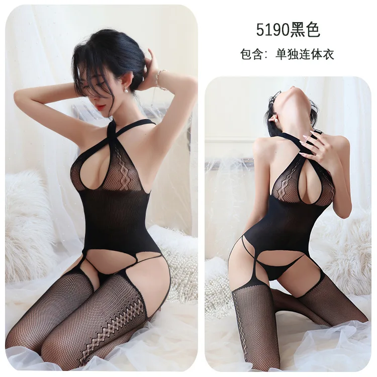 

Длинное ночное страстное нижнее белье, сексуальные чулки с открытой промежностью, искушение, нет необходимости снять кровать, большие размеры, крест, униформа Pure Desire 5190