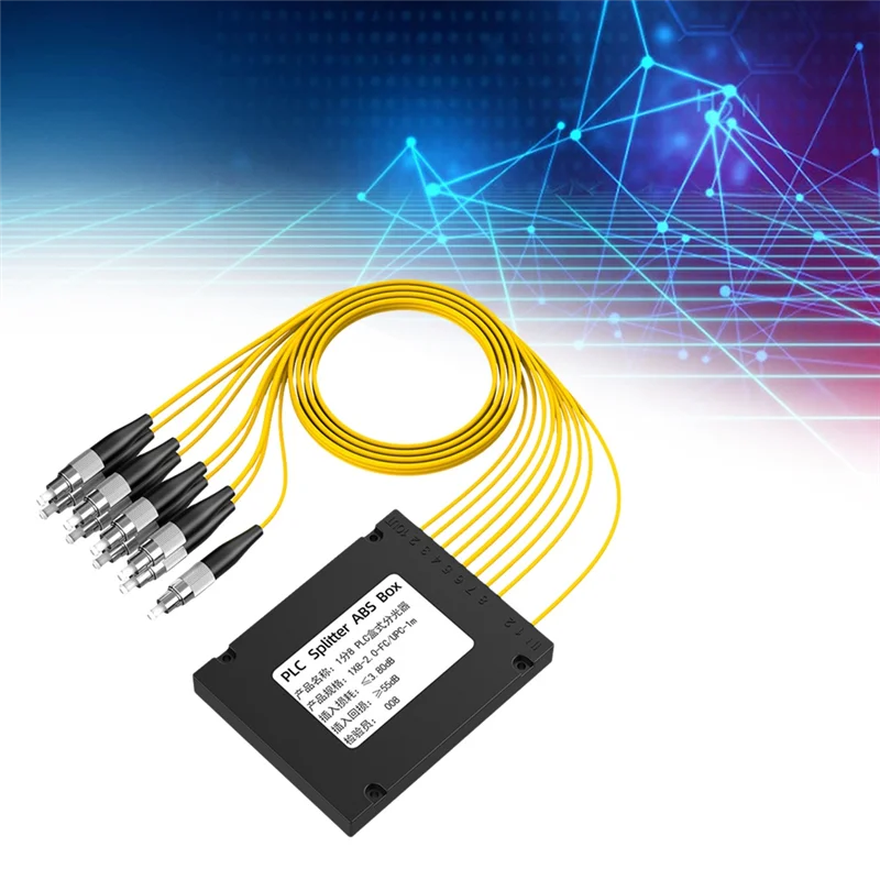 ABMF-1/8 PLC スプリッタ FC/UPC 光ファイバ スプリッタ ボックス ABS ボックス 光ファイバ スプリッタ 光ファイバ スプリッタ ボックス