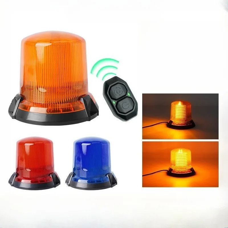 Per auto camion LED faro stroboscopico di emergenza lampada di segnalazione flash rotante per accessori di sicurezza per veicoli di ingegneria