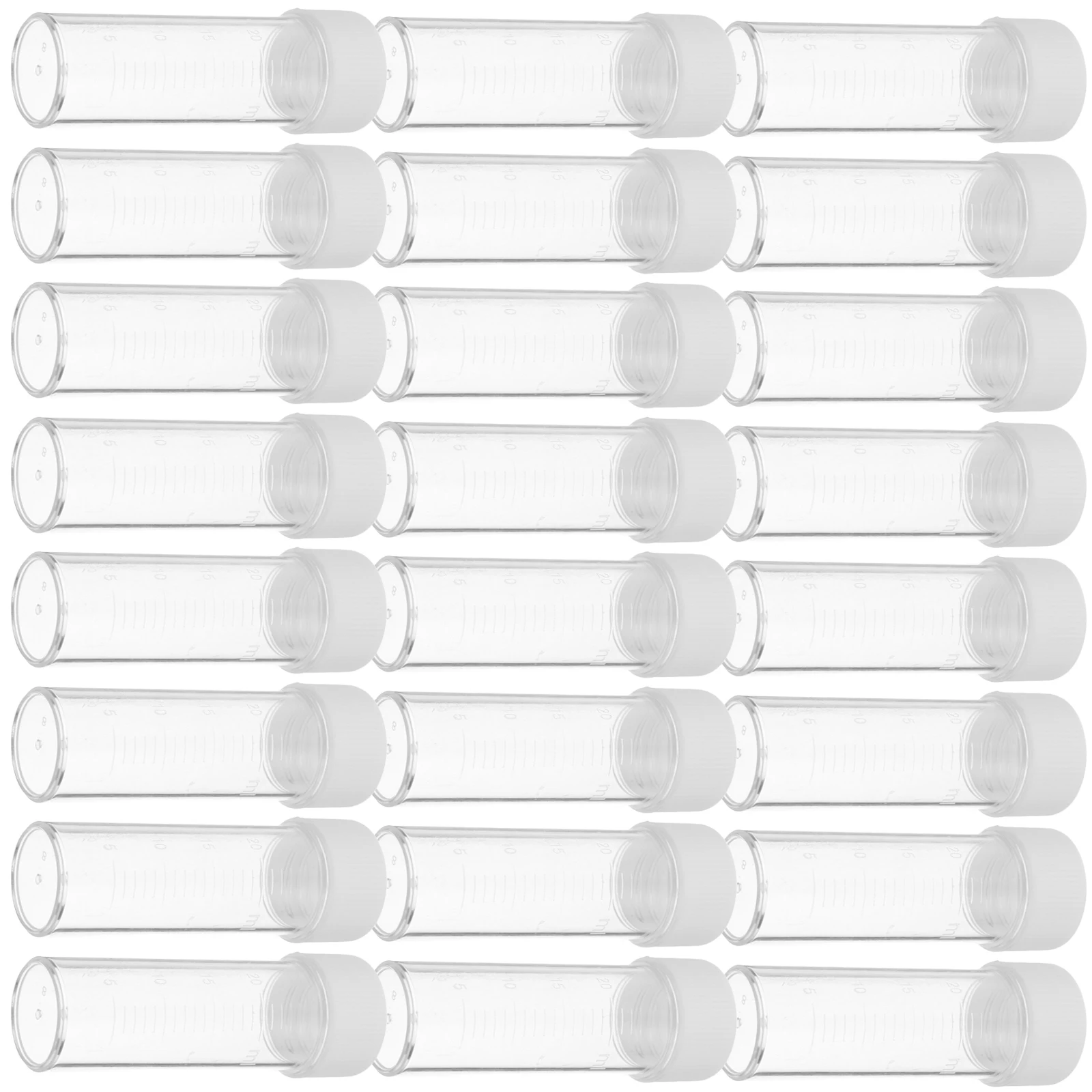 

50 Pcs Sputum Culture Bottle Disposable Portion Cups Laboratory Testing Specimen Medical Containers Tubes