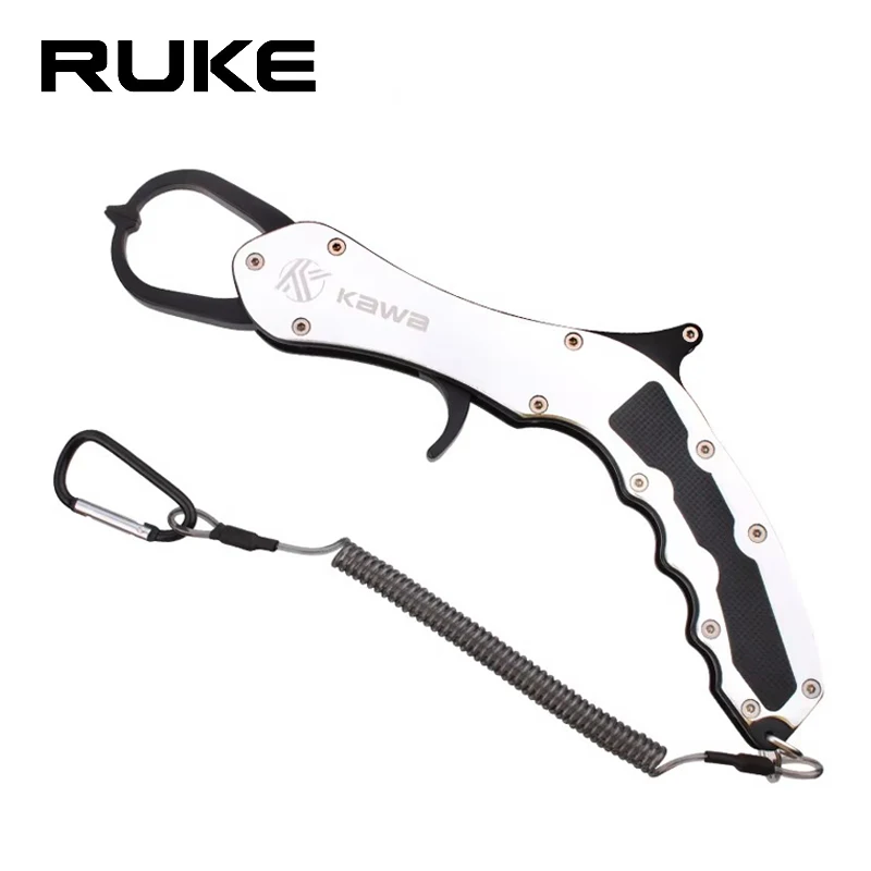 KAWA Aluminum Alloy Fish Lip Grip Fishing Tackle Tool Gun-Type Length 25 cm Weight 178 g Send Anti-lost Rope Free Shipping