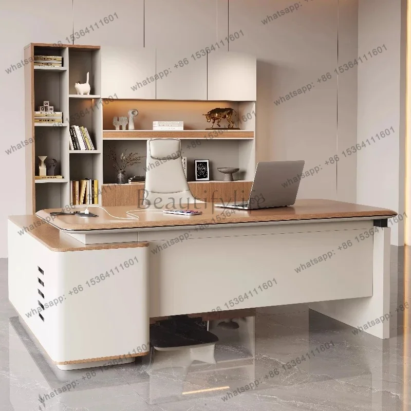 LX Light luxury minimalist and modern room and workstations computer desk Room  study table furniture