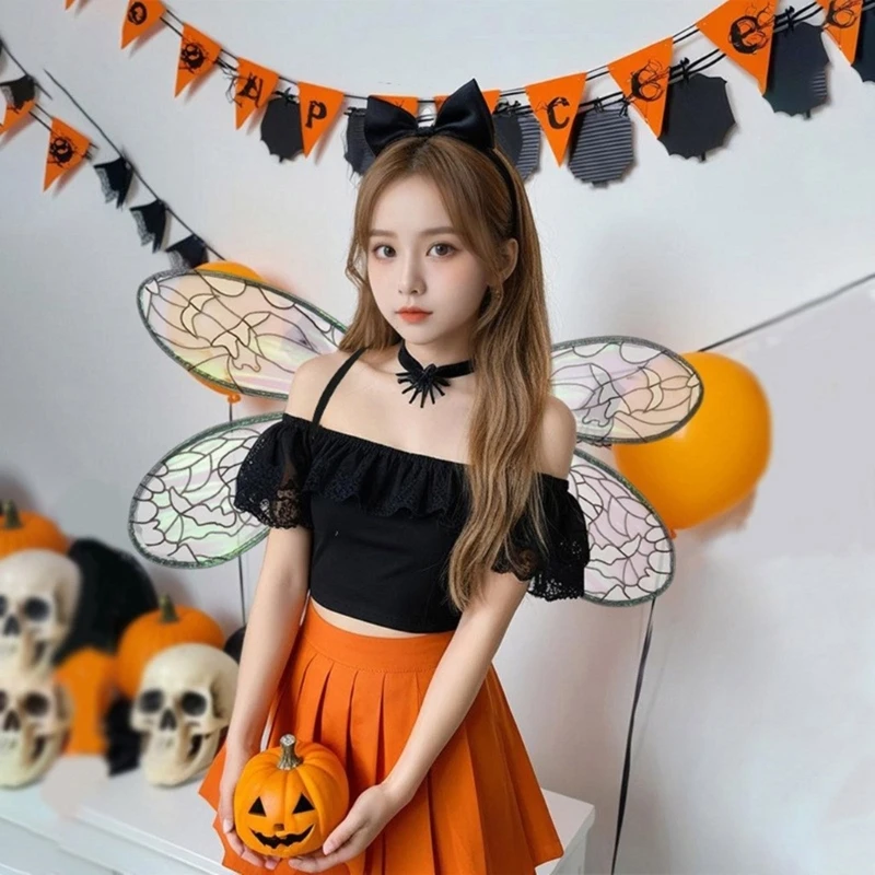 Fairy Wing Adult Halloween Party Cosplays Fairy Angel Butterfly Wing Performances Costume Festival Party Stage Props 3